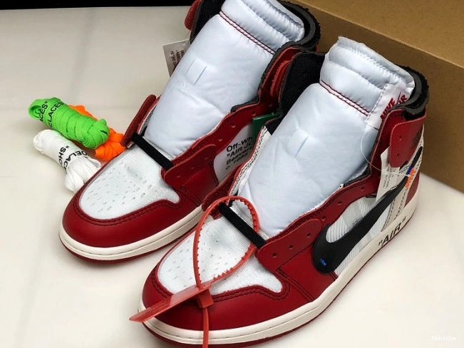 Cheap TBK Off-White 1 AA3834-101 Chicago Air Ten Jordan Retro The 0817